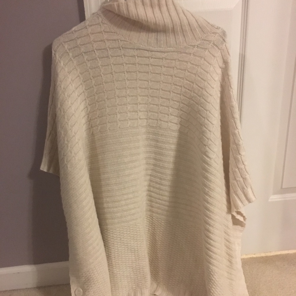 Divided Poncho Sweater
